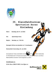 Read more about the article 35. Kleinfeldturnier Sportunion Anras