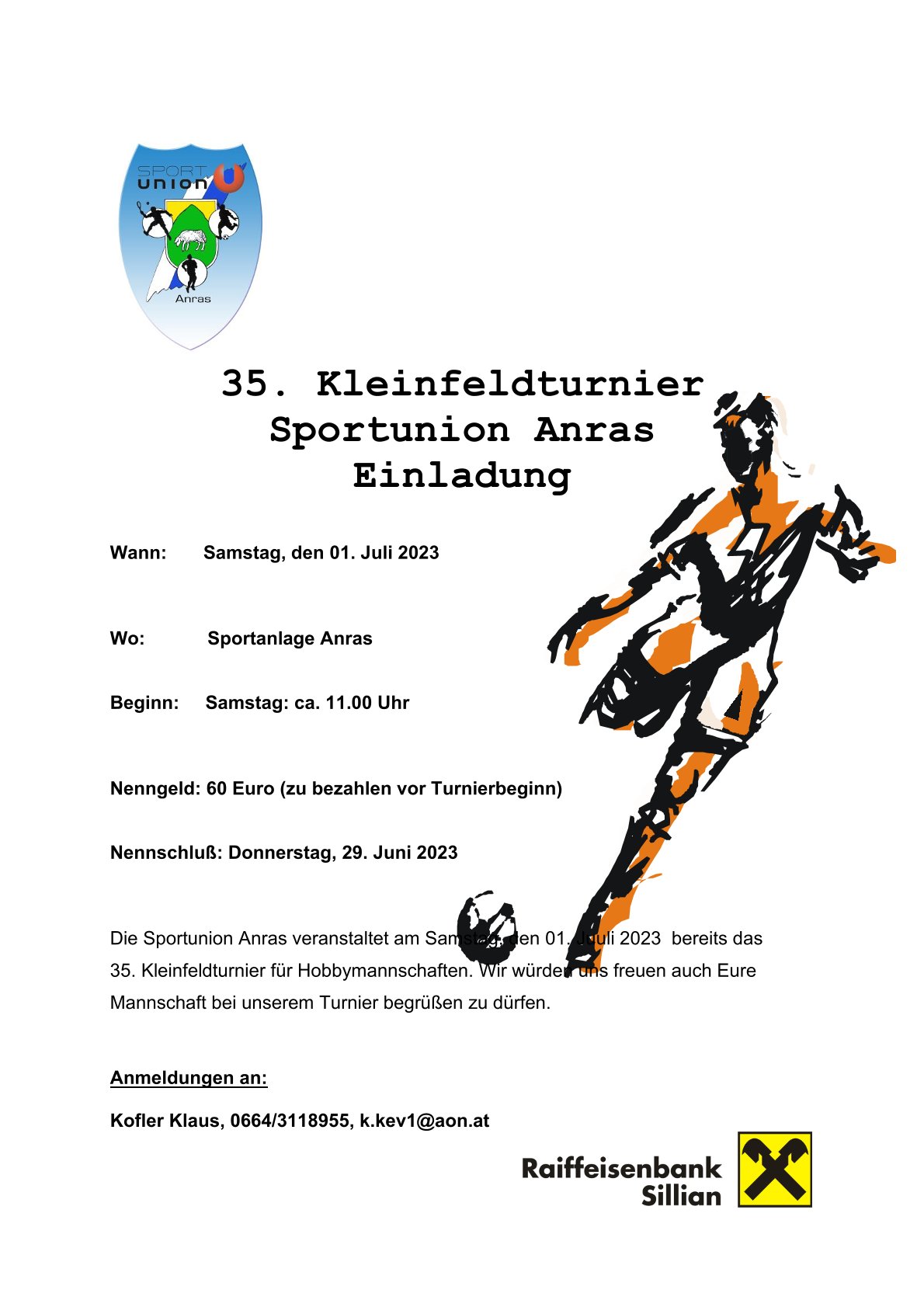 You are currently viewing 35. Kleinfeldturnier Sportunion Anras